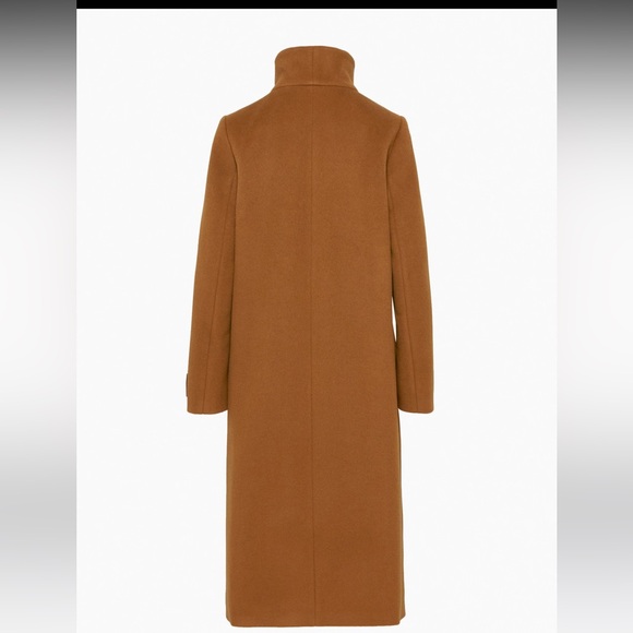 NWT Wilfred THE COCOON LONG COAT - Wool Cashmere, Brown - Picture 7 of 8